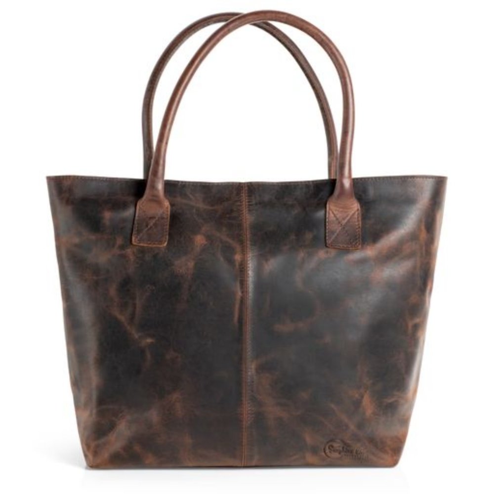 NEW in BOX, Large Tote, top-grain genuine leather.